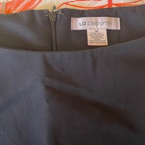 Liz Claiborne Fully Lined Black Dress